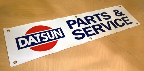 Datsun parts service banner - datsun,